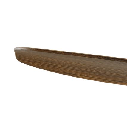 Immax NEO 07286L - LED stropni ventilator WAVE LED/18W/230V Wi-Fi Tuya rjave barve, premer 132 cm + daljinski upravljalnik