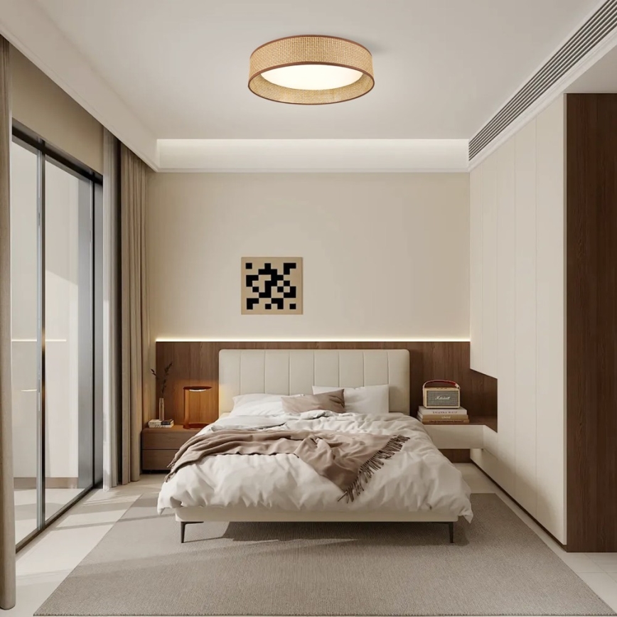 Immax NEO 07288L - LED+CCT stropna svetilka LONA z zatemnitvijo LED/36W/230V 3000-6000K Wi-Fi Tuya premer 45,5 cm + daljinski upravljalnik