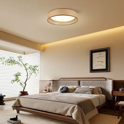 Immax NEO 07288L - LED+CCT stropna svetilka LONA z zatemnitvijo LED/36W/230V 3000-6000K Wi-Fi Tuya premer 45,5 cm + daljinski upravljalnik