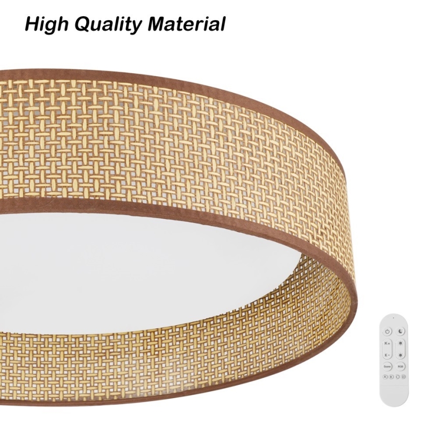 Immax NEO 07288L - LED+CCT stropna svetilka LONA z zatemnitvijo LED/36W/230V 3000-6000K Wi-Fi Tuya premer 45,5 cm + daljinski upravljalnik