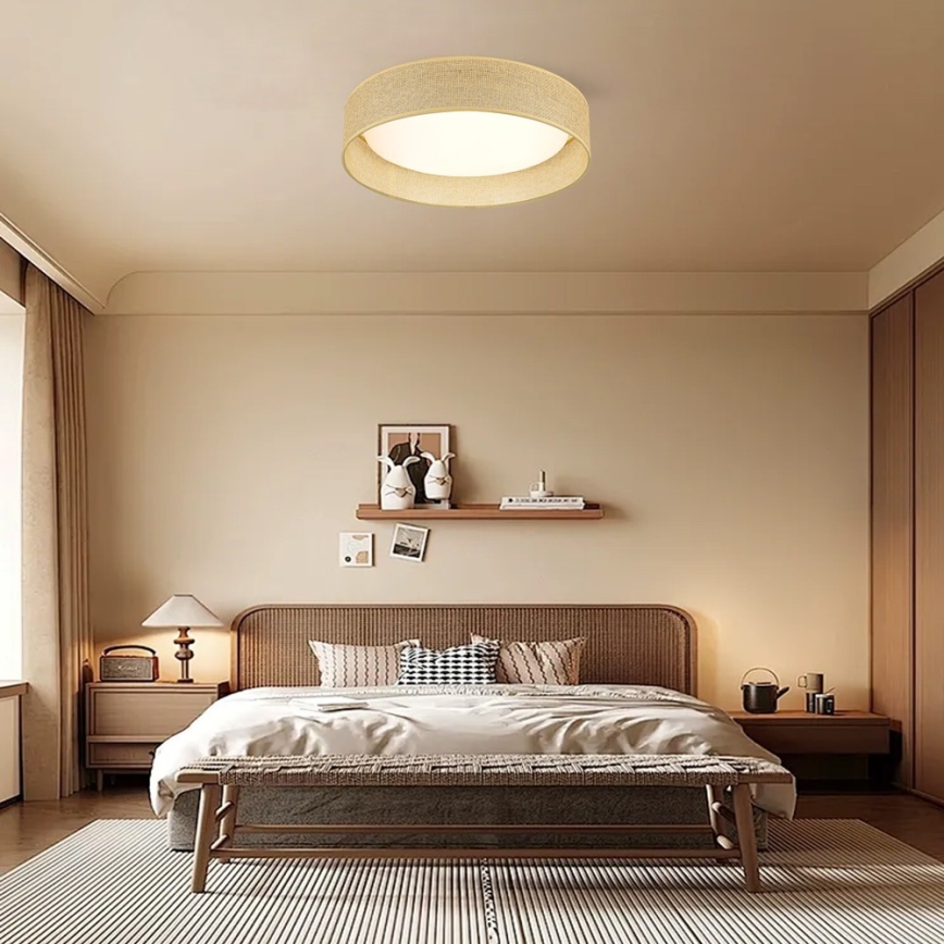 Immax NEO 07289L - LED+CCT zatemnjiva stropna svetilka LONA LED/36W/230V 3000-6000K Wi-Fi Tuya premer 45,5 cm + daljinski upravljalnik