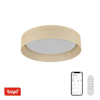 Immax NEO 07289L - LED+CCT zatemnjiva stropna svetilka LONA LED/36W/230V 3000-6000K Wi-Fi Tuya premer 45,5 cm + daljinski upravljalnik