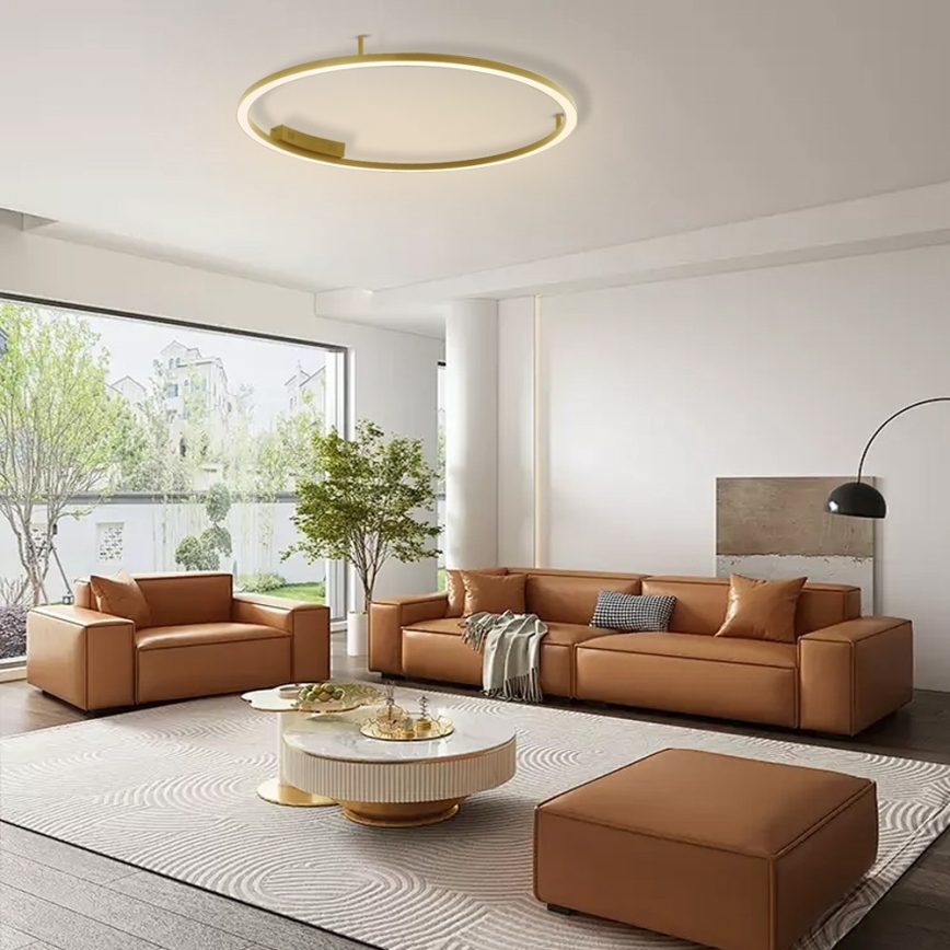 Immax NEO 07291-80G - LED+CCT stropno svetilo FINO z možnostjo zatemnitve LED/55W/230V 2700-6500K Tuya premer 80 cm + daljinski upravljalnik