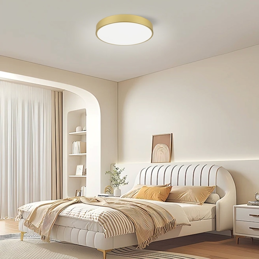 Immax NEO 07292L - LED+CCT Zatemnjivo stropno svetilo SEMPLICI LED/36W/230V 2700-6500K premer 40 cm + daljinski upravljalnik