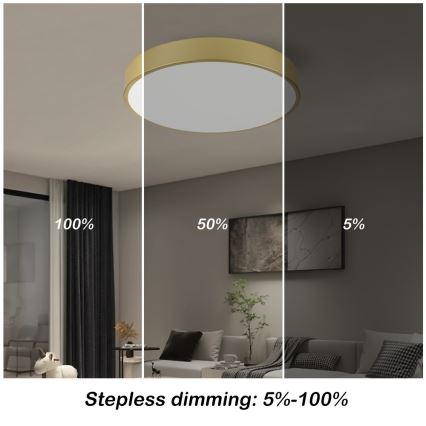 Immax NEO 07292L - LED+CCT Zatemnjivo stropno svetilo SEMPLICI LED/36W/230V 2700-6500K premer 40 cm + daljinski upravljalnik