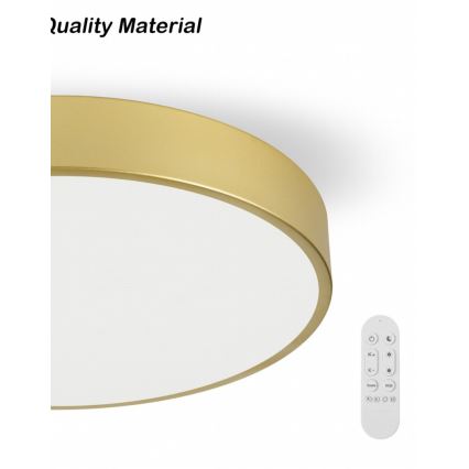 Immax NEO 07292L - LED+CCT Zatemnjivo stropno svetilo SEMPLICI LED/36W/230V 2700-6500K premer 40 cm + daljinski upravljalnik