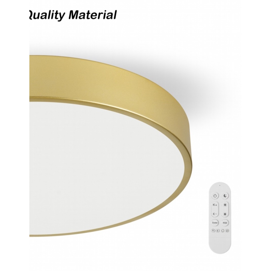 Immax NEO 07292L - LED+CCT Zatemnjivo stropno svetilo SEMPLICI LED/36W/230V 2700-6500K premer 40 cm + daljinski upravljalnik