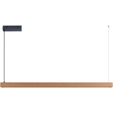 Immax NEO 07303L - LED zatemljiv viseči lestenec na kablu MADEIRA LED/26W/230V Wi-Fi Tuya 122 cm hrast + daljinski upravljalnik