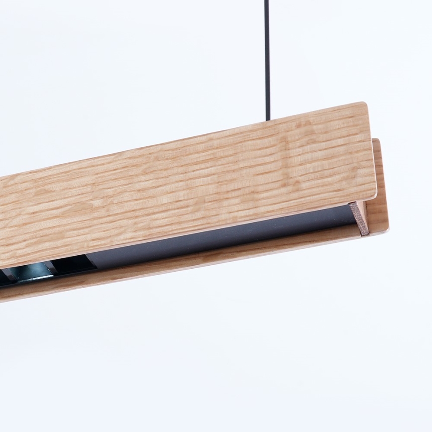 Immax NEO 07304L - LED zatemnjiv lestenec na kablu MADEIRA LED/33W/230V Wi-Fi Tuya 152 cm hrast + daljinski upravljalnik