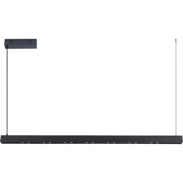 Immax NEO 07306L - LED zatemnjevalni lestenec na jekleni vrvici MADEIRA LED/26W/230V Wi-Fi Tuya 122 cm črna + daljinski upravljalnik