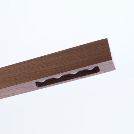 Immax NEO 07309L - zatemljiv LED lestenec na vrvici s senzorjem MADEIRA LED/37W/230V 157 cm oreh