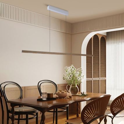 Immax NEO 07310L - LED zatemljiv viseči lestenec na kablu s senzorjem MADEIRA LED/37W/230V 157 cm jasen