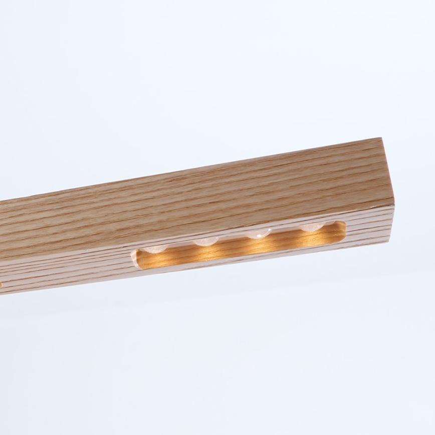 Immax NEO 07310L - LED zatemljiv viseči lestenec na kablu s senzorjem MADEIRA LED/37W/230V 157 cm jasen