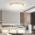 Immax NEO 07312L - LED zatemnjevalno stropno svetilo SEMPLICI LED/128W/230V Ø 100 cm Wi-Fi Tuya zlata + daljinski upravljalnik