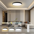 Immax NEO 07314L - zatemnjiva stropna LED svetilka SEMPLICI LED, 128 W, 230 V, premer 100 cm, Wi-Fi (Tuya), črna + daljinski upravljalnik