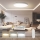 Immax NEO 07316L - LED zatemnljivo stropno svetilo SEMPLICI LED/128W/230V premer 100 cm Wi-Fi Tuya bela + daljinski upravljalnik