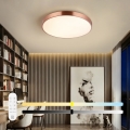 Immax NEO 07322L - LED stropna svetilka NEO LITE SEMPLICI LED/60W/230V, premer 60 cm, Tuya rožnato zlato, z daljinskim upravljalnikom