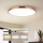 Immax NEO 07324L - Zatemnjevalno LED stropno svetilo SEMPLICI LED/128W/230V, premer 100 cm, Wi‑Fi (Tuya), zlato + daljinski upravljalnik