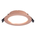 Immax NEO 07330L - LED zatemnljivo vgradno stropno svetilo DOWN LED/12W/230V Wi-Fi Tuya, premer 12 cm, rožnato zlato