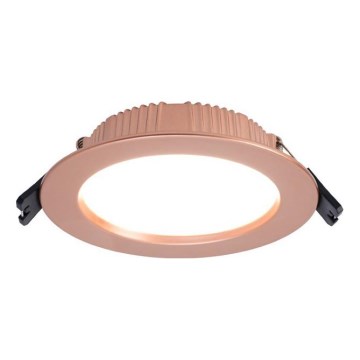 Immax NEO 07330L - LED zatemnljivo vgradno stropno svetilo DOWN LED/12W/230V Wi-Fi Tuya, premer 12 cm, rožnato zlato
