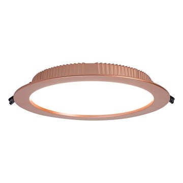 Immax NEO 07331L - LED vgradna stropna svetilka DOWN z možnostjo zatemnitve, LED/36W/230V, Wi-Fi Tuya, premer 23 cm, rožnato zlata