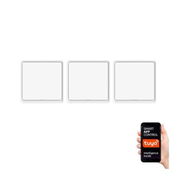 Immax NEO 07506C - SET 3x Stikalo 1 gumb SMART 3xCR2430 Zigbee 3.0 Tuya