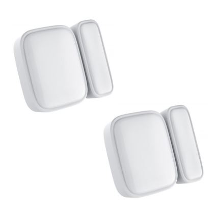 Immax NEO 07511L - SET 2x Magnetni window in door senzor SMART 1xCR2032  Zigbee Tuya