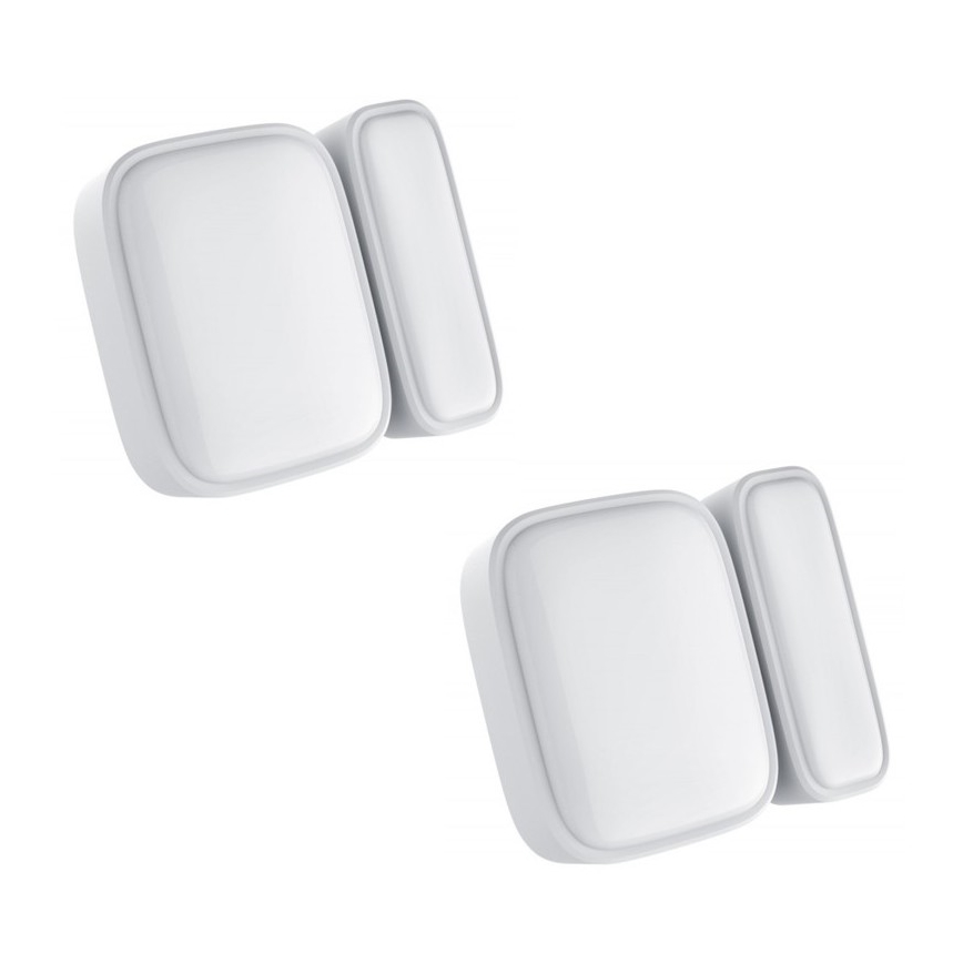Immax NEO 07511L - SET 2x Magnetni window in door senzor SMART 1xCR2032  Zigbee Tuya