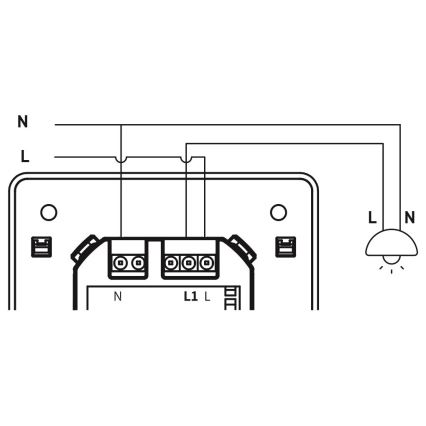 Immax NEO 07513L - Stikalo 2 gumba SMART 230V Wi-Fi Tuya