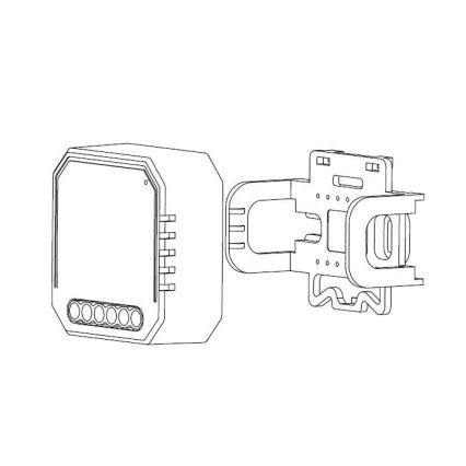 Immax NEO 07521L - Pametni upravljanik z merjenjem porabe V6 1-gumb Tuya