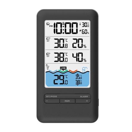 Immax NEO 07529L - Pametni senzor temperature bazena + 2x senzor notranje temperature in vlažnosti Wi-Fi Tuya
