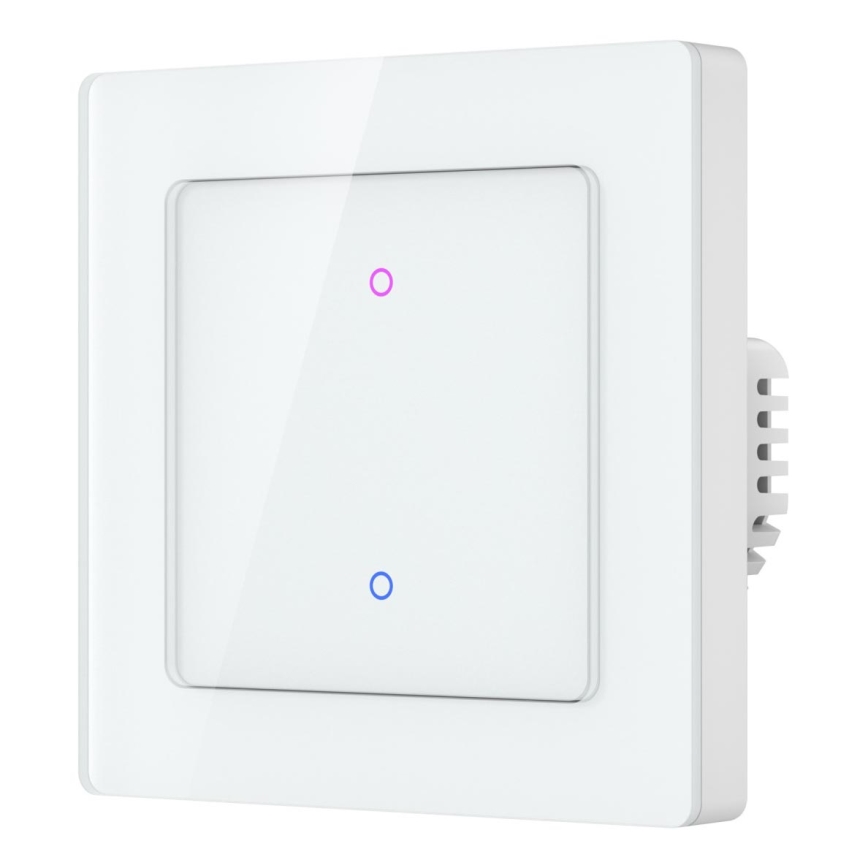 Immax NEO 07539L - Pametno stikalo z dvema tipkama 230V Wi-Fi Tuya