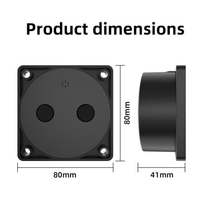 Immax NEO 07543L - Ultrazvočni senzor nivoja tekočine 5 m Wi-Fi Tuya