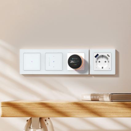Immax NEO 07550L - Pametno stikalo z dvema tipkama 230V Tuya