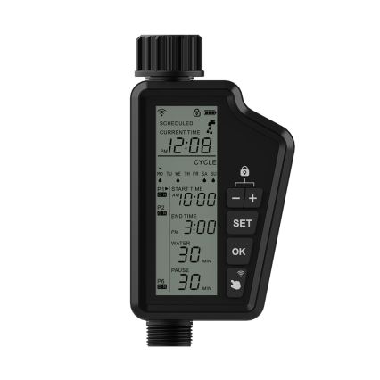 Immax NEO 07556L - Ventil za zalivanje 4xAA IP65 Wi-Fi Tuya