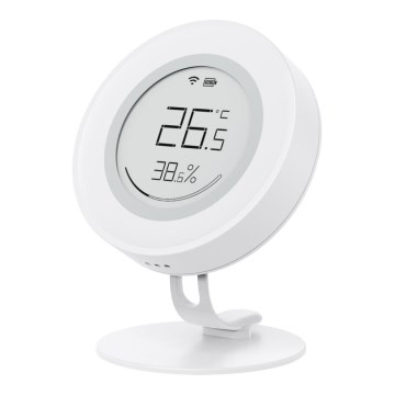 Immax NEO 07557L - Pametni senzor temperature in vlage 1× CR2430 Tuya