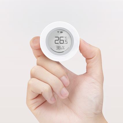 Immax NEO 07557L - Pametni senzor temperature in vlage 1× CR2430 Tuya