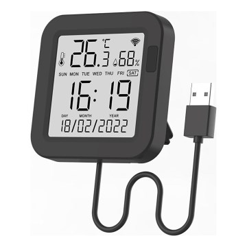 Immax NEO 07559L - Krmilnik s senzorjem temperature in vlage, 5 V, Wi-Fi