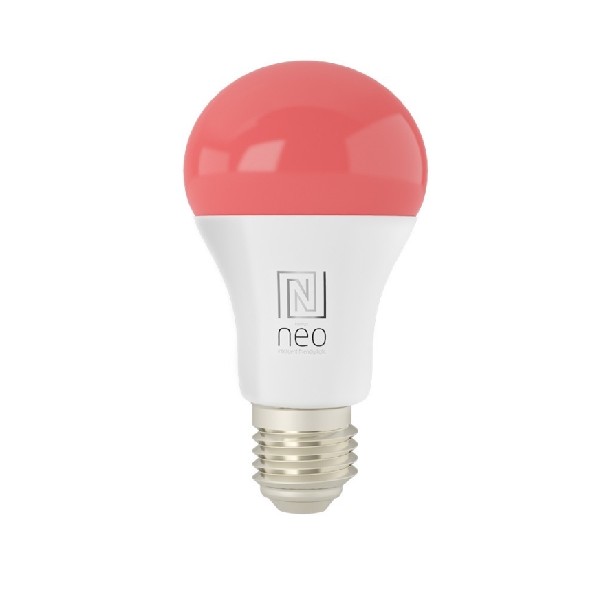 Immax NEO 07712L - LED RGB+CCT Zatemnitvena žarnica NEO LITE Smart E27/9W/230V Wi-Fi Tuya 2200 - 6500K