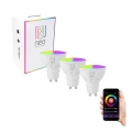 Immax NEO 07724C - SET 3x LED RGB+CCT Zatemnitvena žarnica GU10/4,8W/230V 2700K Wi-Fi Tuya