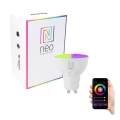 Immax NEO 07724L - LED RGB+CCT Zatemnitvena žarnica GU10/4,8W/230V 2700K Wi-Fi Tuya