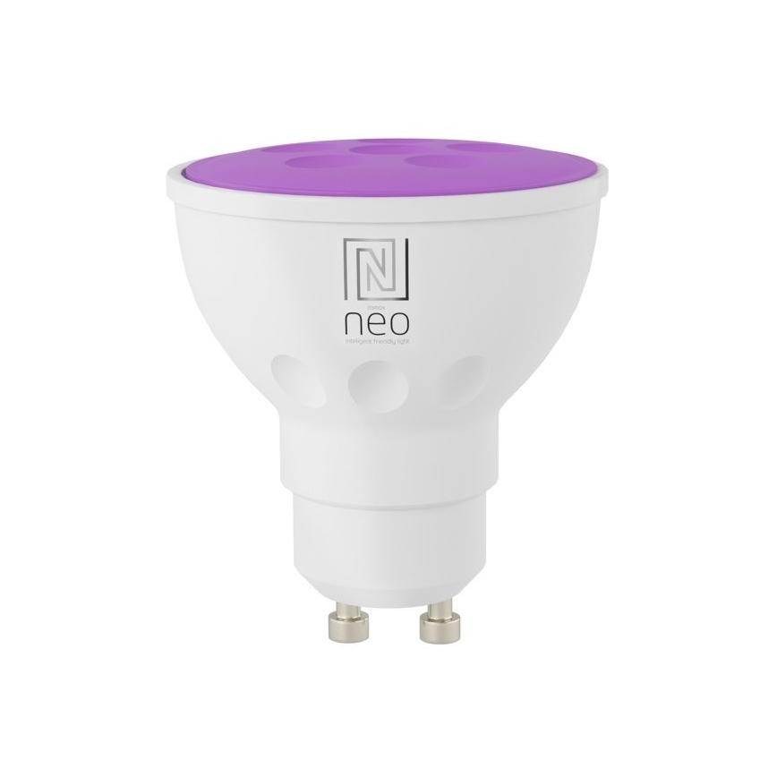 Immax NEO 07724L - LED RGB+CCT Zatemnitvena žarnica GU10/4,8W/230V 2700K Wi-Fi Tuya