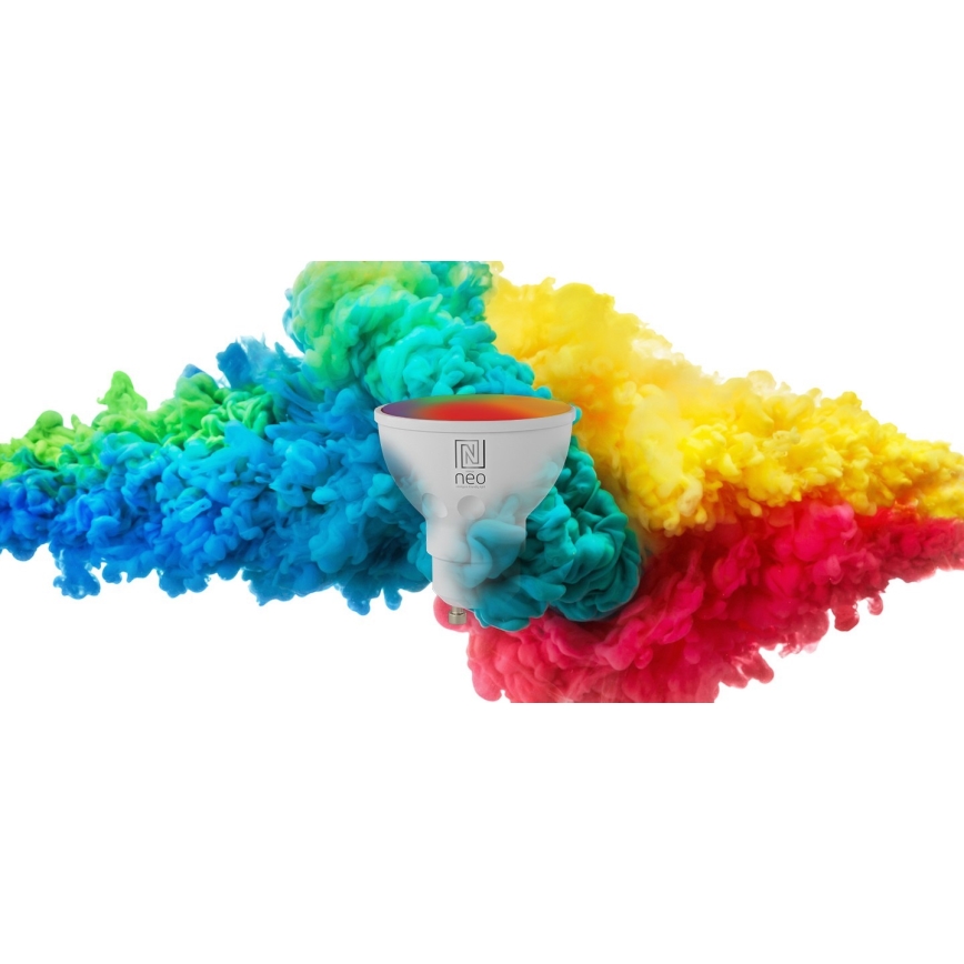 Immax NEO 07724L - LED RGB+CCT Zatemnitvena žarnica GU10/4,8W/230V 2700K Wi-Fi Tuya
