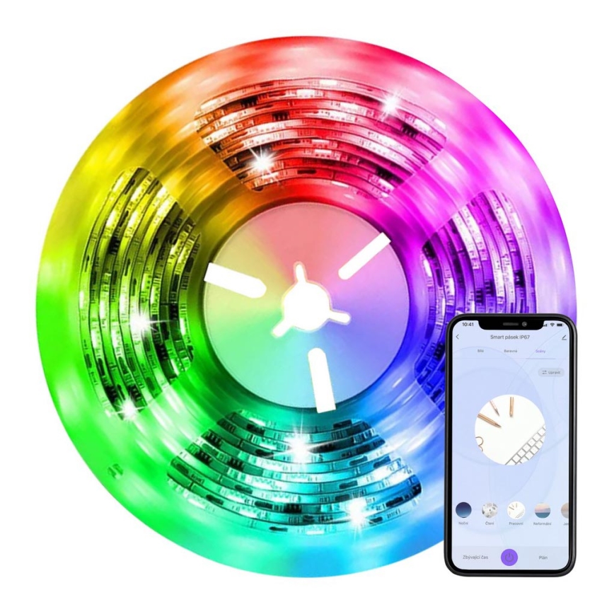 Immax NEO 07725L - LED RGB+CCT Zatemnitveni trak NEO LITE LED/24W/230V 5 m IP67 Wi-Fi Tuya