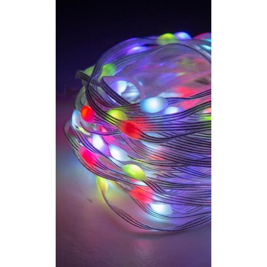 Immax NEO 07736L - LED RGB Zatemnitveni zunanji trak NEO LITE LED/8,4W/230V 16 m IP44 Wi-Fi Tuya