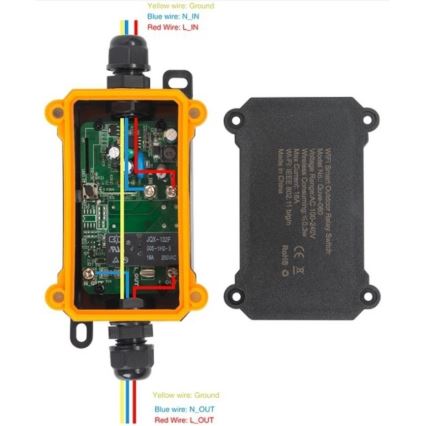 Immax NEO 07746L - Pametno zunanje stikalo NEO LITE 3680W/230V/16A IP68 Wi-Fi Tuya