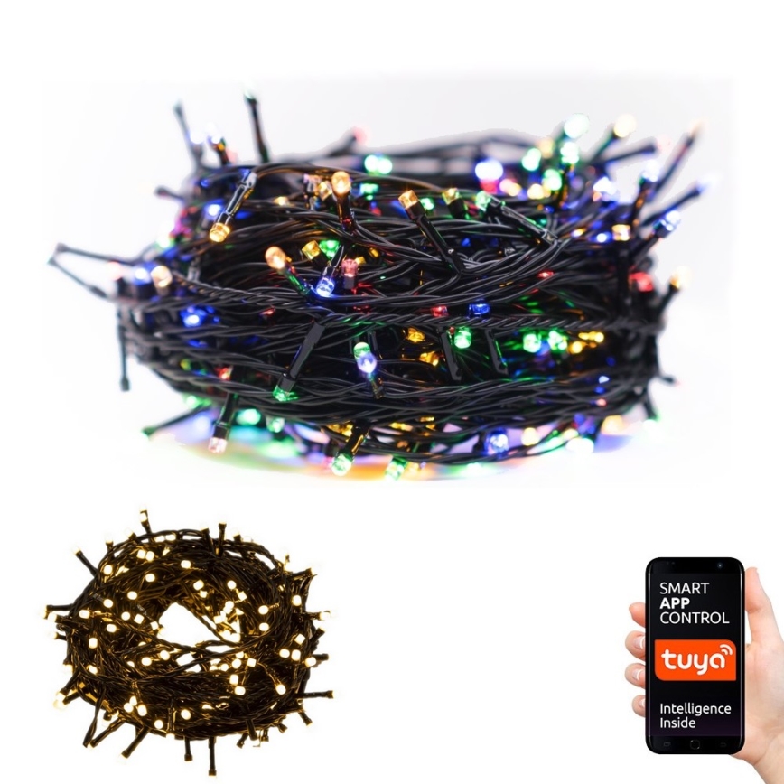 Immax NEO 07756L - LED RGBW Zatemnitvena zunanja veriga NEO LITE 400xLED/10 funkcij 43m IP44 Wi-Fi Tuya