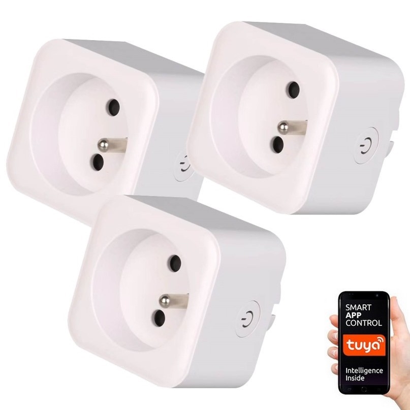 Immax NEO 07762C - SET 3x Pametna vtičnica NEO LITE 3680W/230V/16A Wi-Fi Tuya