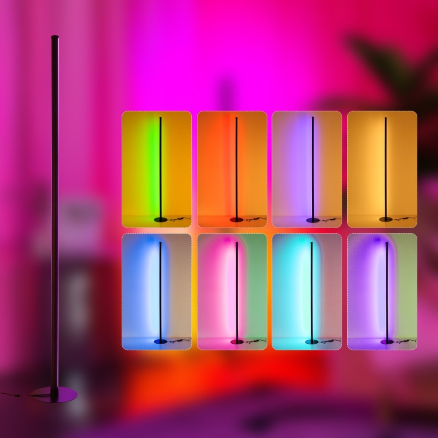 Immax NEO 07776L - LED RGB Zatemnitvena talna svetilka AMBIENTE LED/12W/230V Wi-Fi Tuya + Daljinski upravljalnik