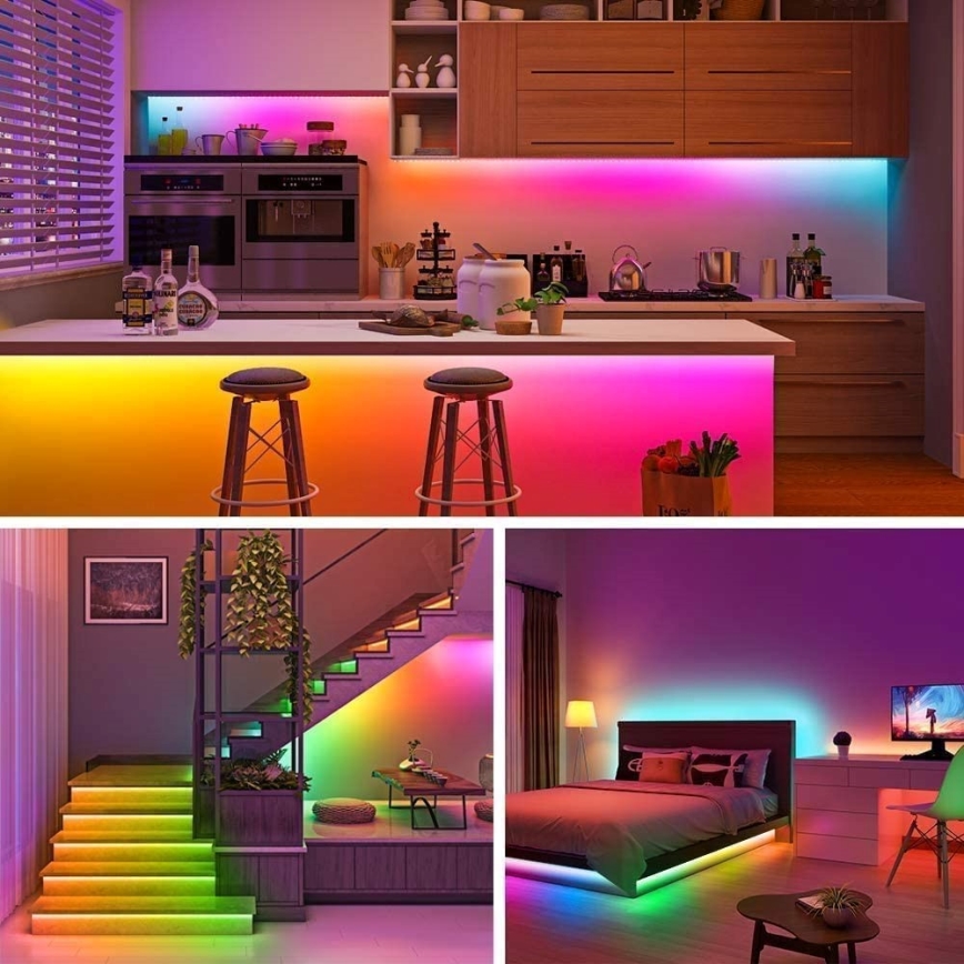 Immax NEO 07790L - LED RGB+CCT Zatemnitveni trak NEO SMART LED/15W/230V 3m IP65 Wi-Fi Tuya